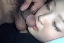 Nice girl is sleeping fuck her now